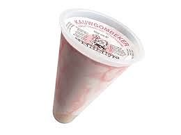 Kauwgumbal ijsje